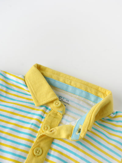 Popees Skin-friendly & Comfy Polo T-shirt (3-24 Months) for Boys