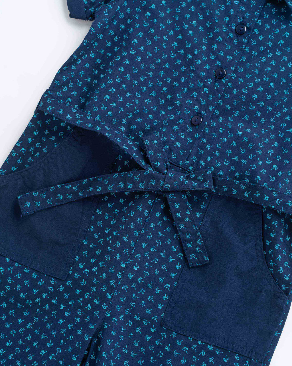 Popees Half-Sleeve Jumpsuit (1–8 Years) for Girls