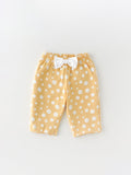 Popees Bow Detail Pants (0-9 Months) for Girls