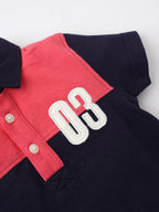 Popees Front Half Open Half Sleeve T Shirt (1-8 Years) for Boys