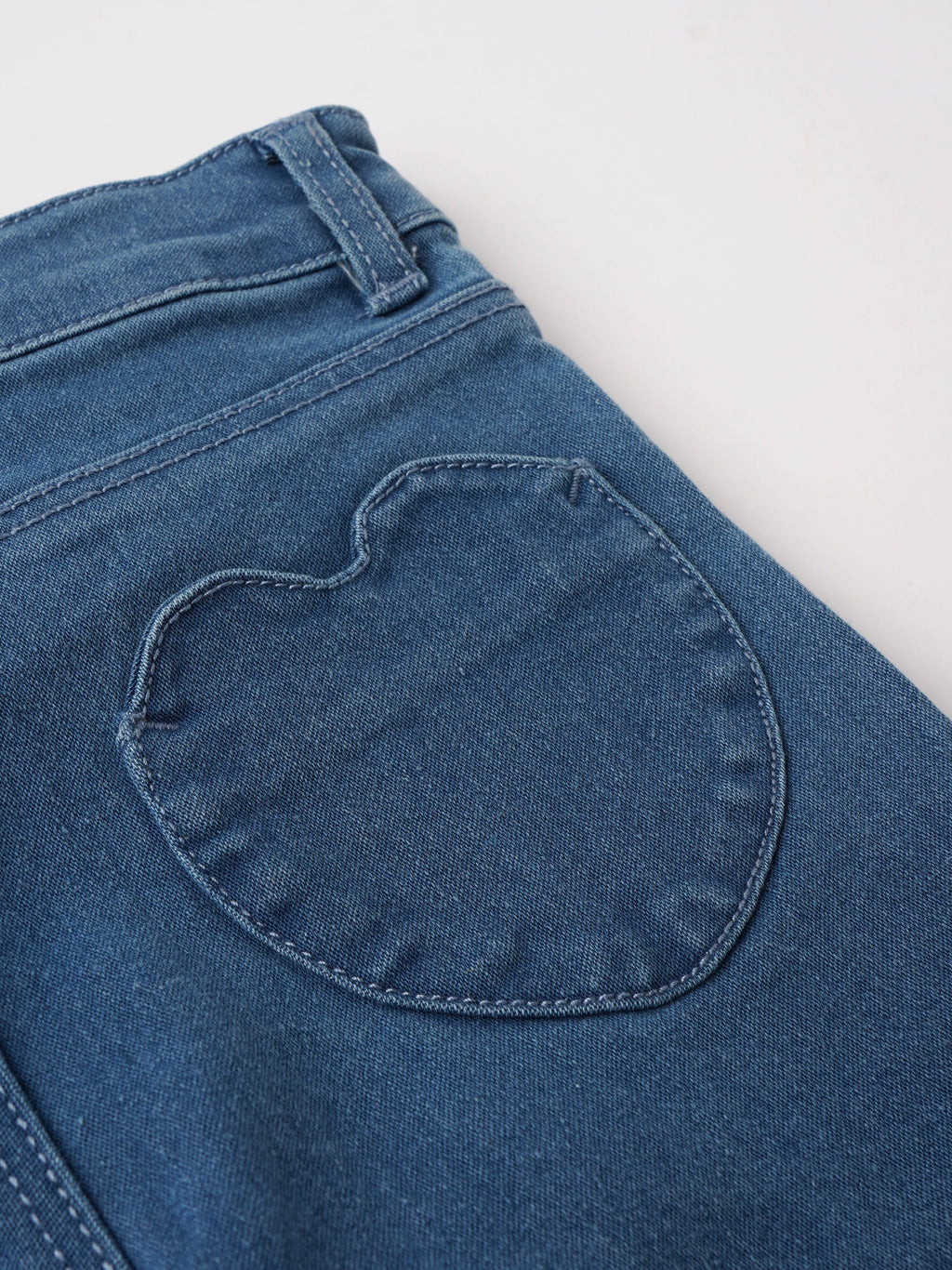 Popees Stylish Lace Detail Denim Jeans (1–8 Years) for Girls