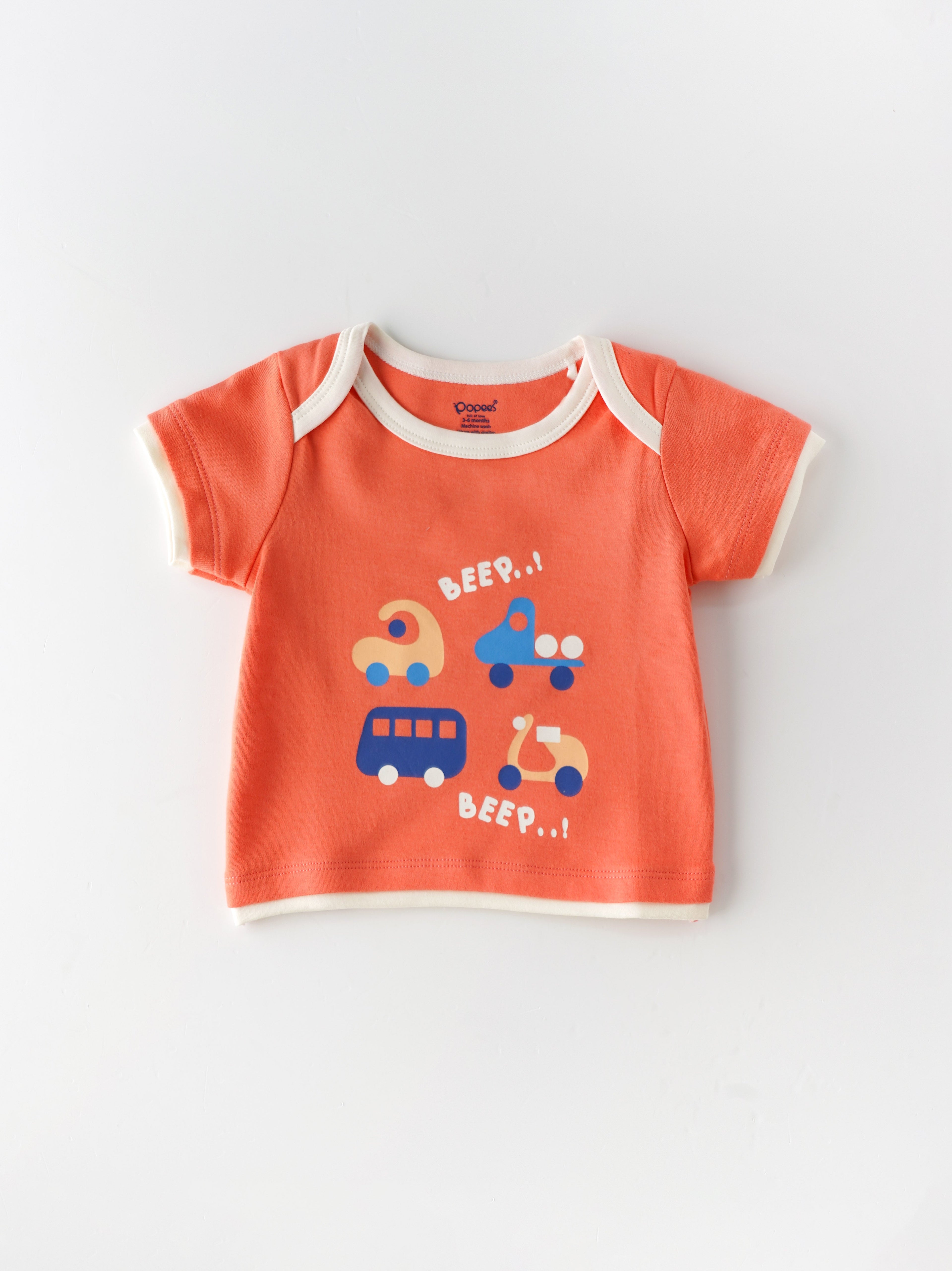 Popees Comfy & Stylish Chest Printed T-shirt (3-36 Months) for Boys