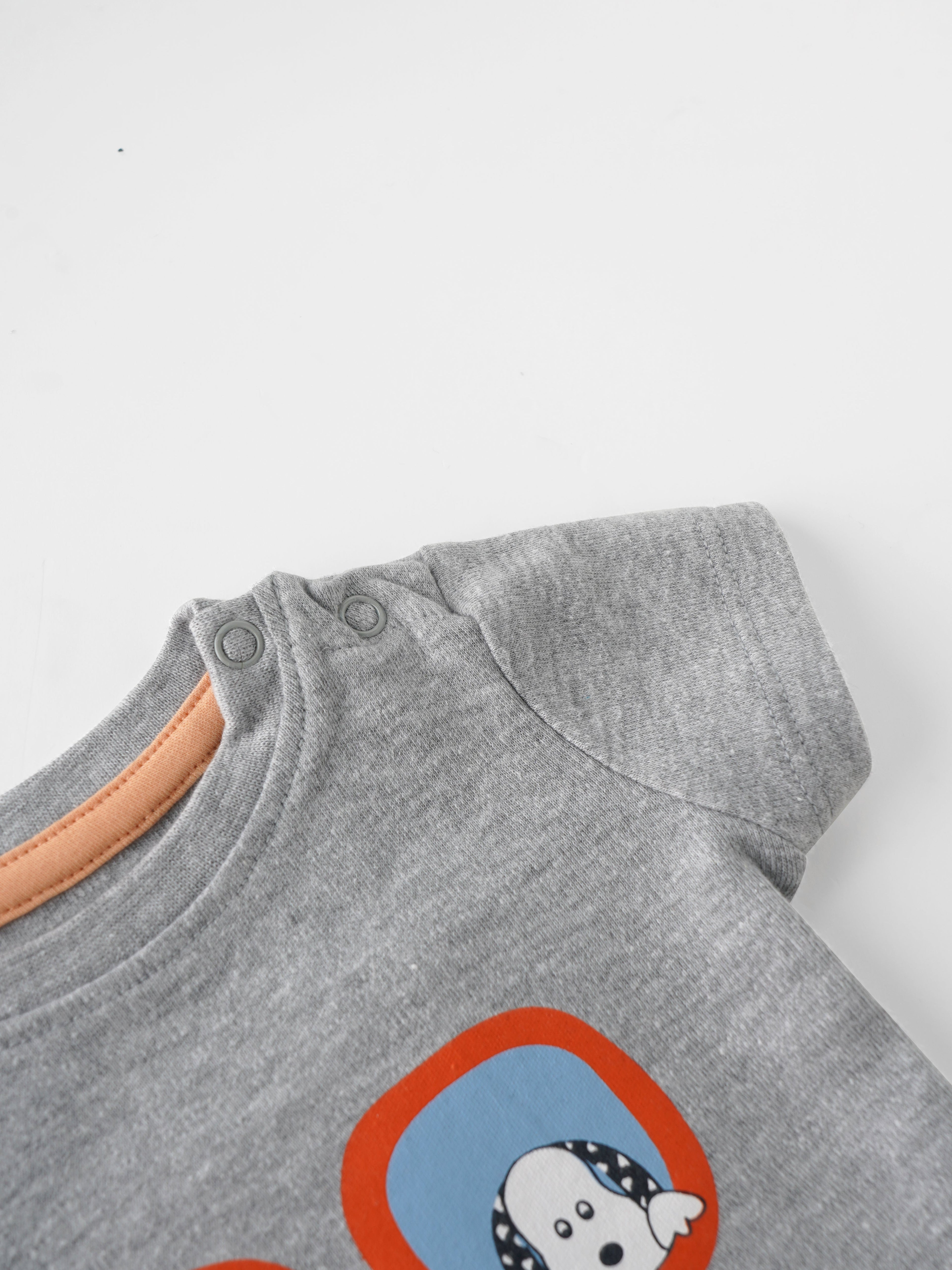 Popees Skin-friendly & Comfy T-Shirt (0-9 Months) for Boys