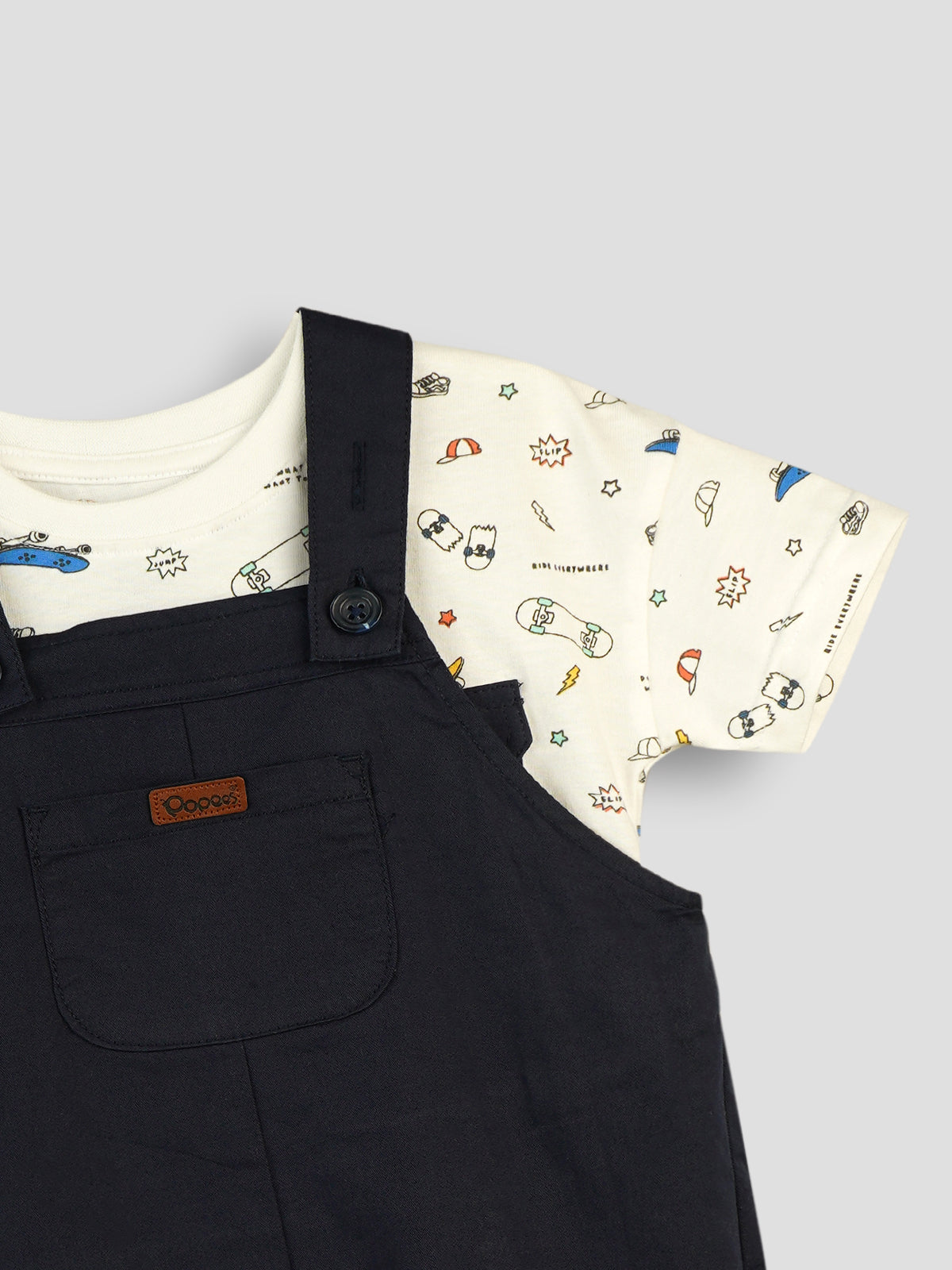 Popees Stylish & Comfy Dungaree Set (1-8 Years) for Boys