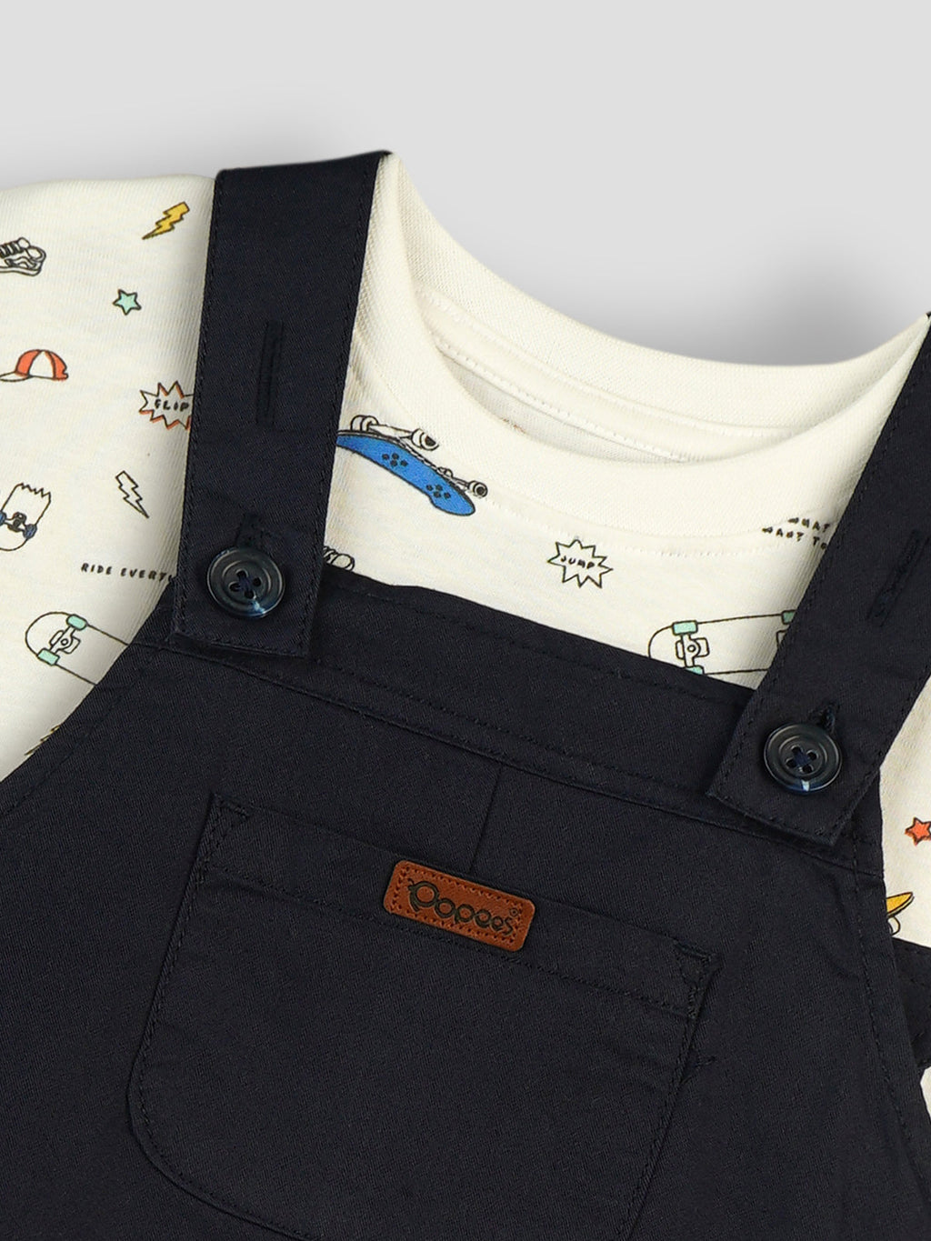 Popees Stylish & Comfy Dungaree Set (1-8 Years) for Boys