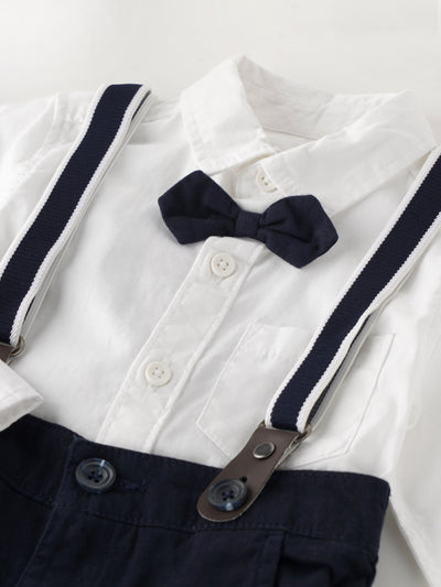 Popees Full-Sleeve Party Wear Co-ord Set for Boys (1–8 Years) – Made with Soft, Cotton-Rich Fabric