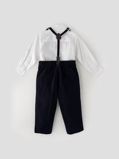 Popees Full-Sleeve Party Wear Co-ord Set for Boys (1–8 Years) – Made with Soft, Cotton-Rich Fabric