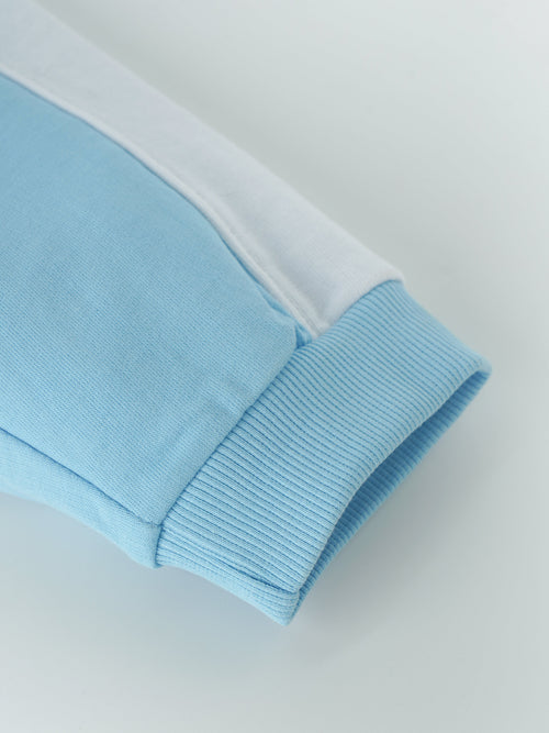 Popees Baby  Girls  Cotton Jogger Pants| Sky Blue| 1-8 Years