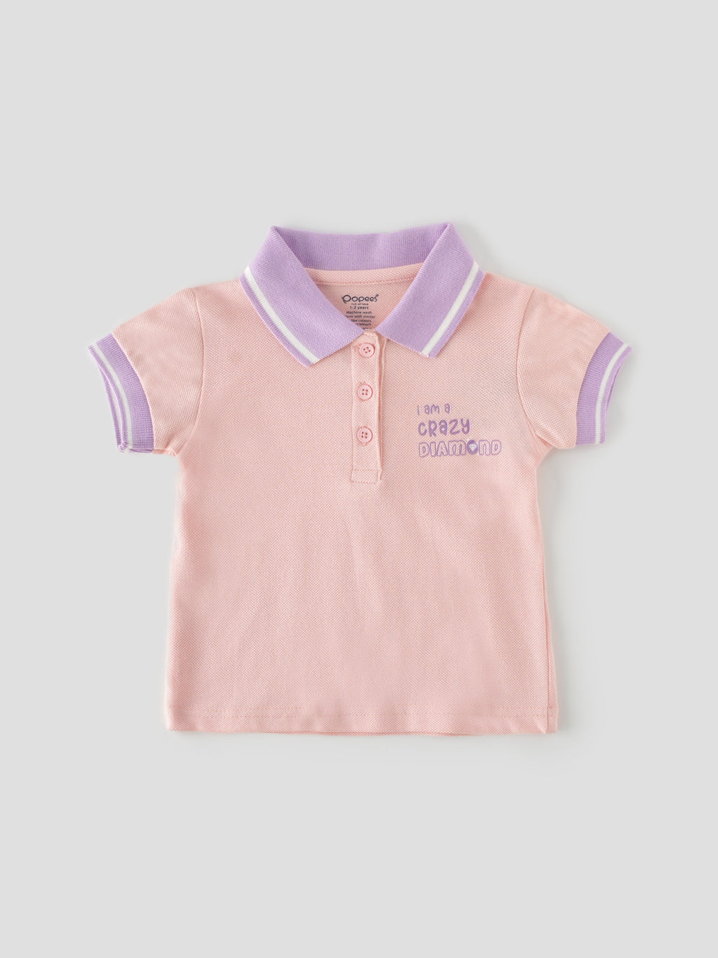 Popees Fashionable T-Shirt (1–8 Years) for Girls – Soft Fabric & Modern Style