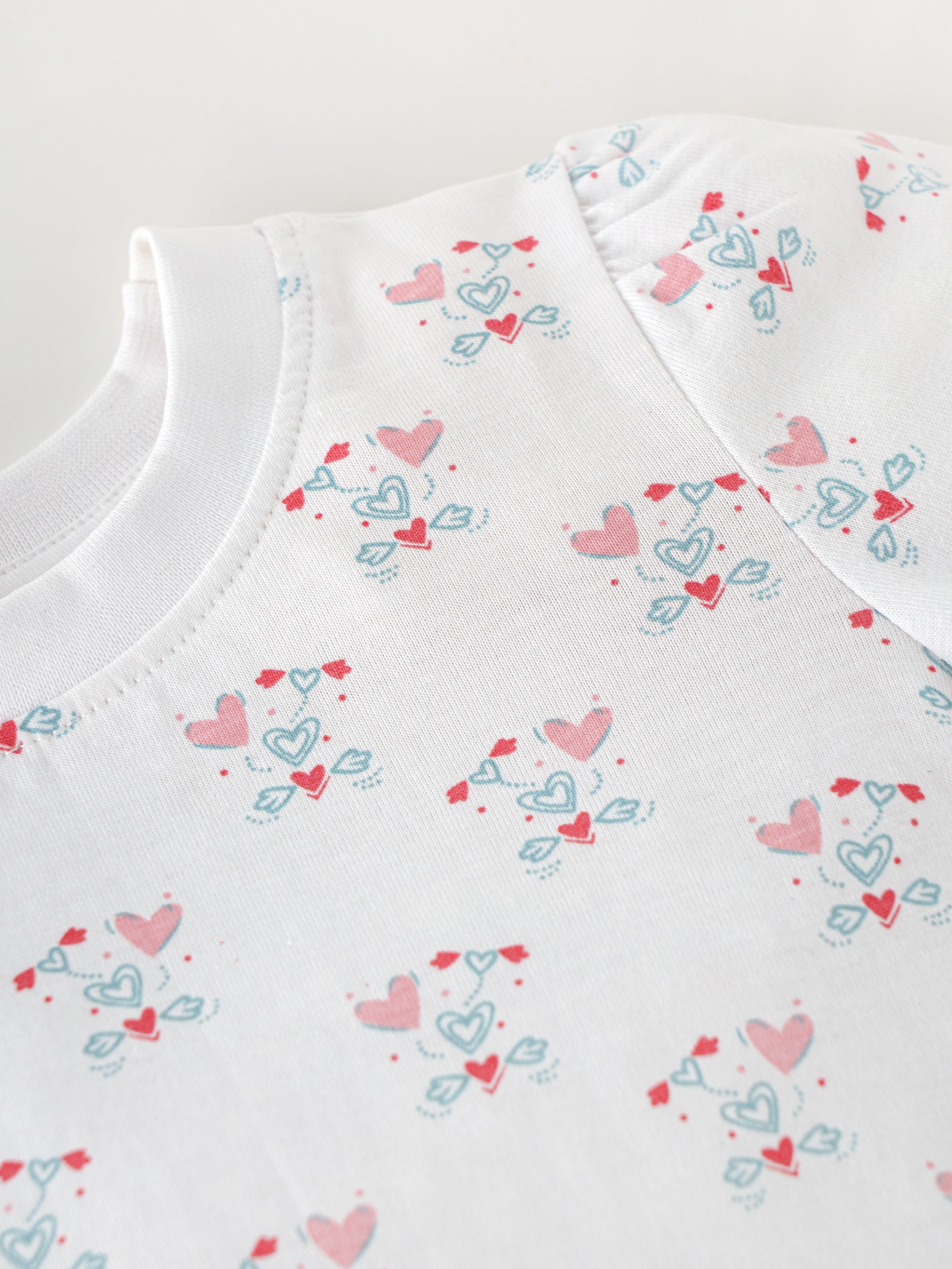 Popees Baby Girls Short Sleeve Cotton T-Shirt| White| 1-8 Years