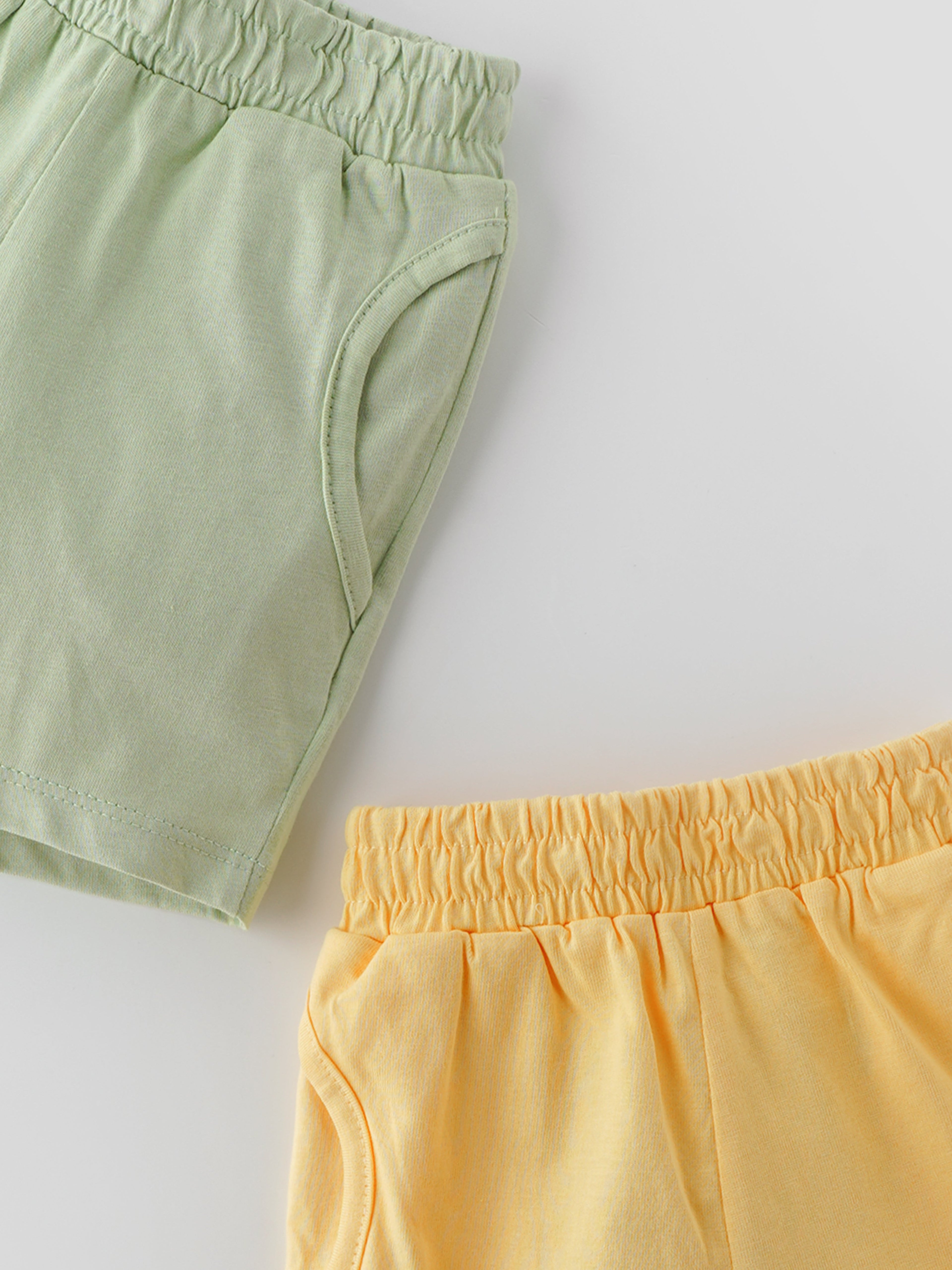 Popees Comfortable & Gentle Shorts (3-36 Months) for Boys - Pack of 2