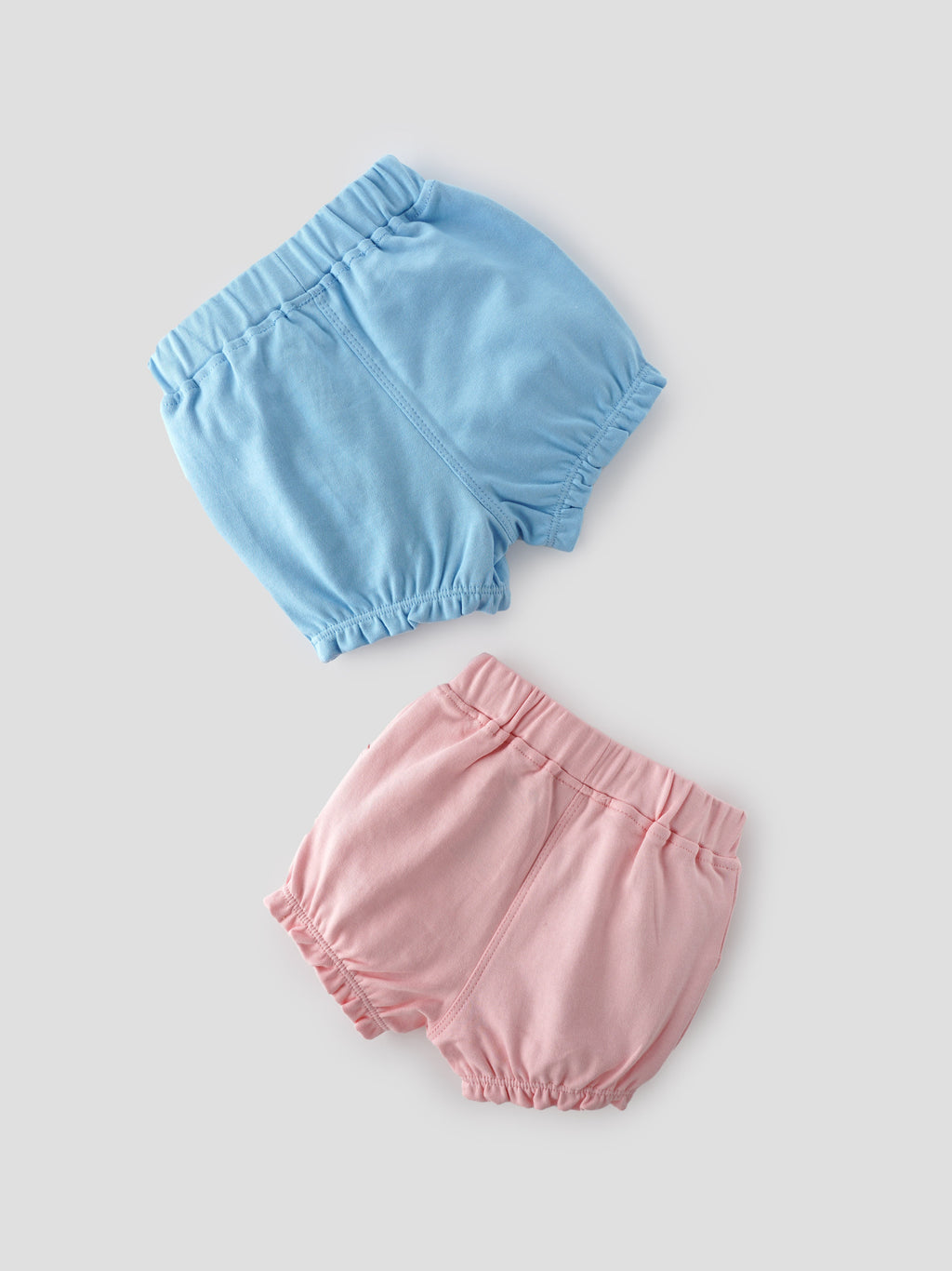 Popees Skin-friendly & Comfy Shorts (3-18 Months) for Girls - Pack of 2