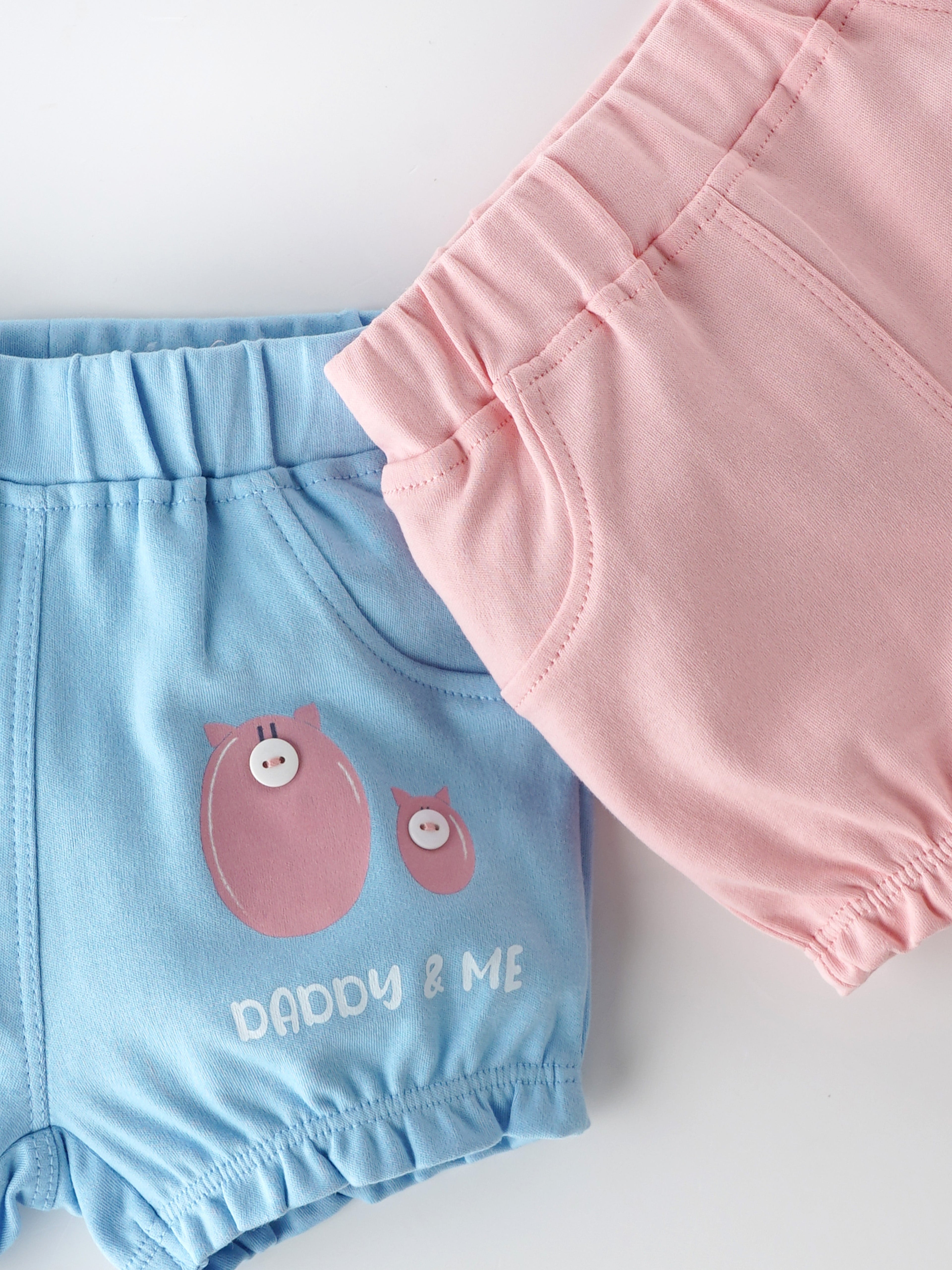 Popees Skin-friendly & Comfy Shorts (3-18 Months) for Girls - Pack of 2