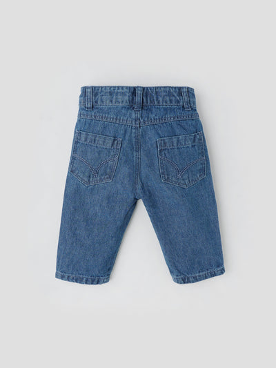 Popees Comfy Denim Pants – Soft, Durable & Easy-to-Wear Everyday Essential (3-36 Months) for Baby Boys