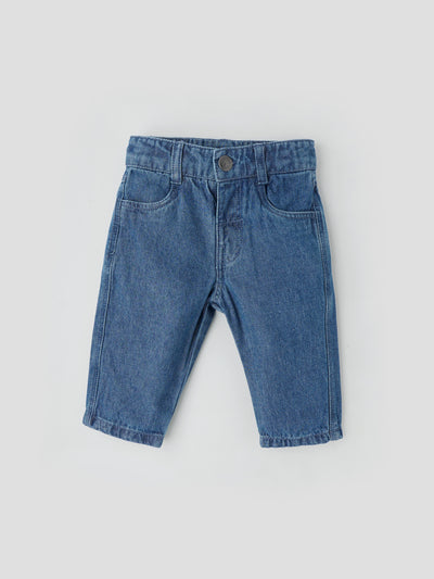 Popees Comfy Denim Pants – Soft, Durable & Easy-to-Wear Everyday Essential (3-36 Months) for Baby Boys