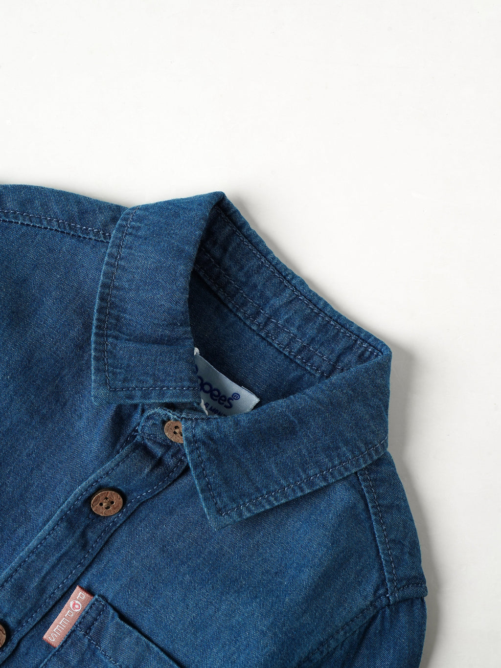 Popees Full-Sleeve Front Open Shirt (3–36 Months) for Boys
