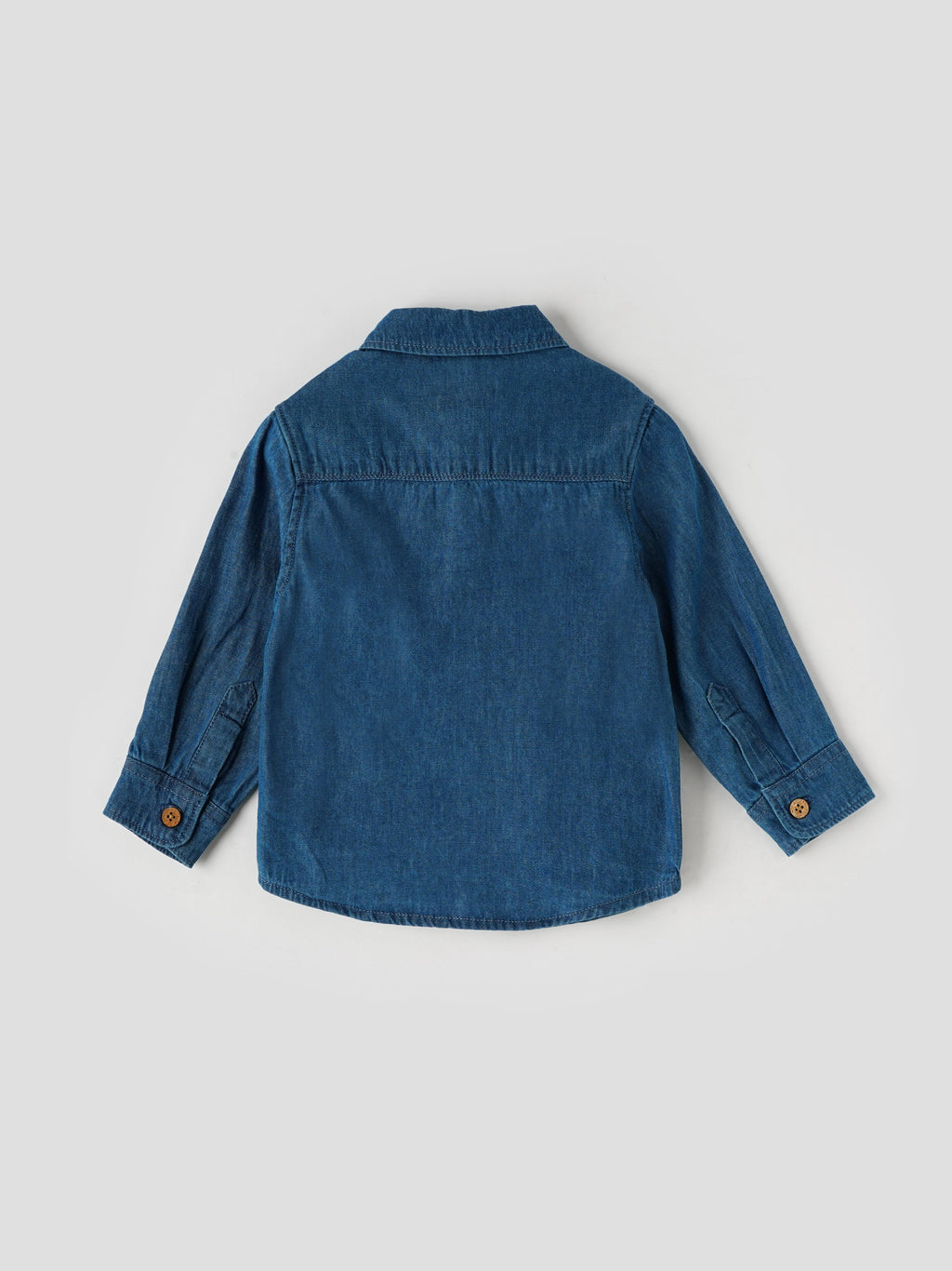 Popees Full-Sleeve Front Open Shirt (3–36 Months) for Boys