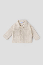 Popees Baby Boys Full Sleeve Cotton Shirt |Soft Collared Infant Wear| 3–36 Months
