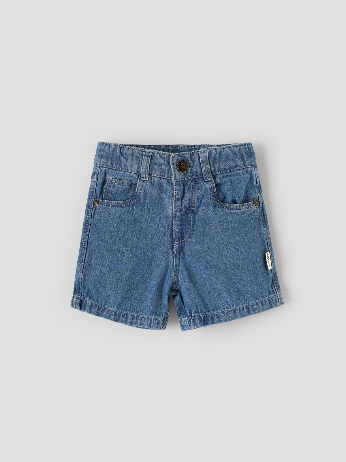 Popees Comfortable Fashionable Stylish Denim Shorts (3-36 Months)for Baby Boys - 3-6 M