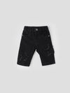 Popees Stylish Black Denim with Star Embroidery (3-36 Months) for Girls