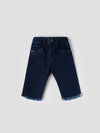 Popees Soft Stretchable Denim with Elastic Waistband Pants (3–36 Months) for Girls