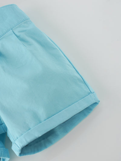 Popees Solid Elastic-Waist Shorts (3–36 Months) for Baby Girls