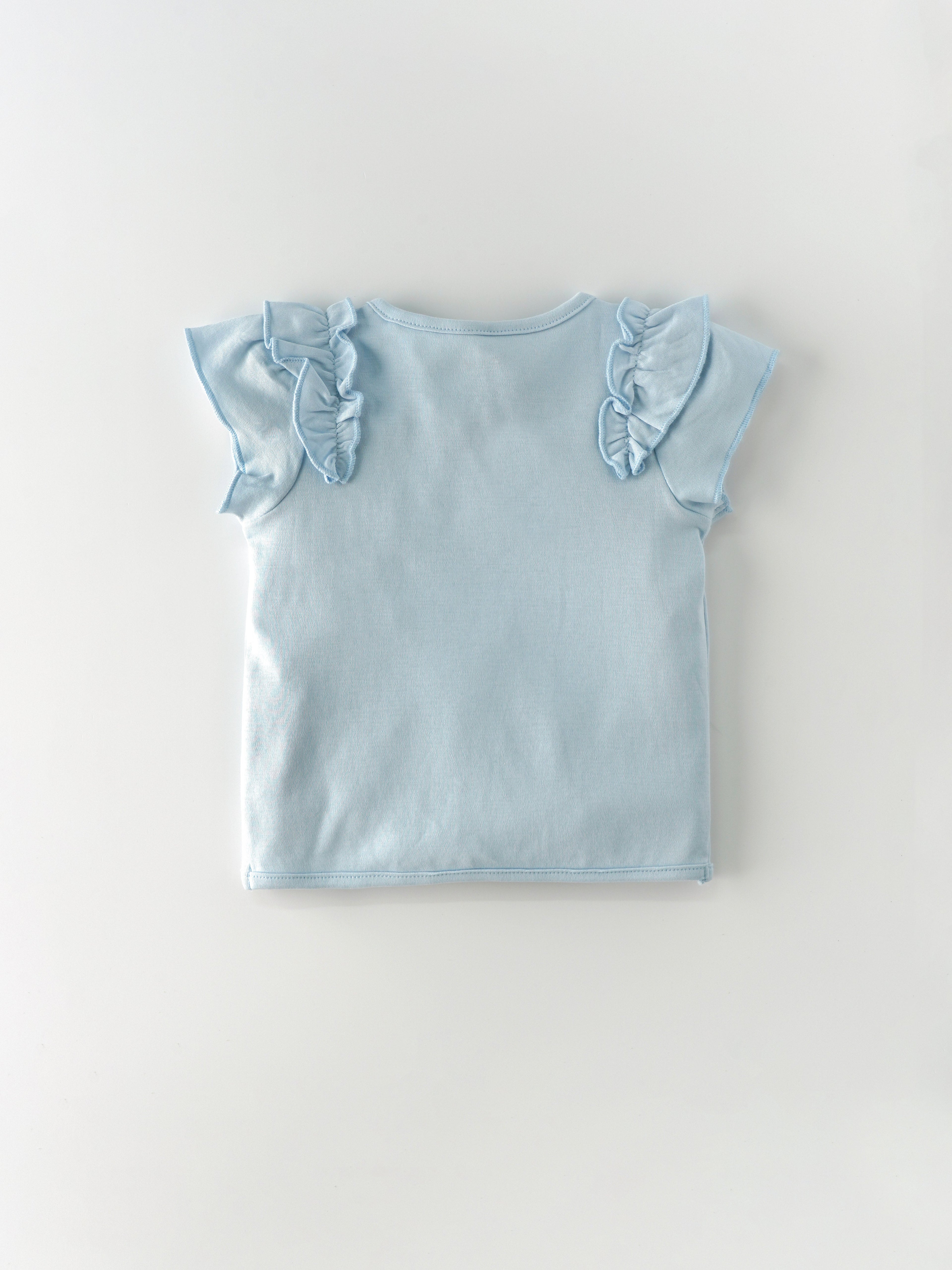 Popees Short Sleeve Printed Front Open Jhabla Top (3–36Months) for Baby Girls