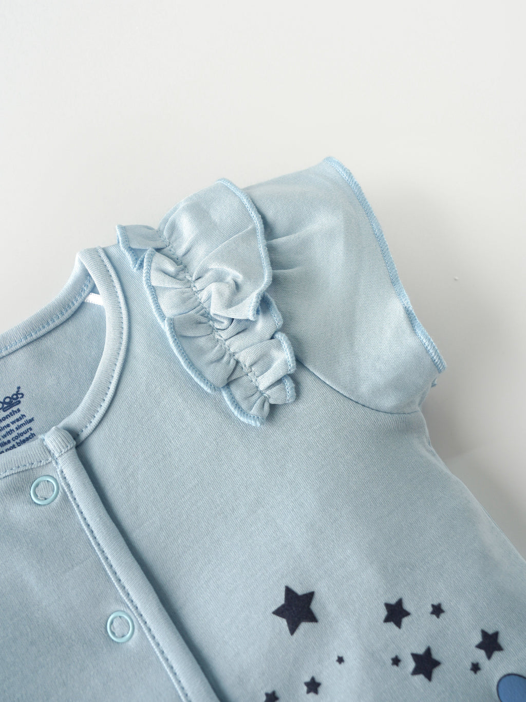 Popees Short Sleeve Printed Front Open Jhabla Top (3–36Months) for Baby Girls