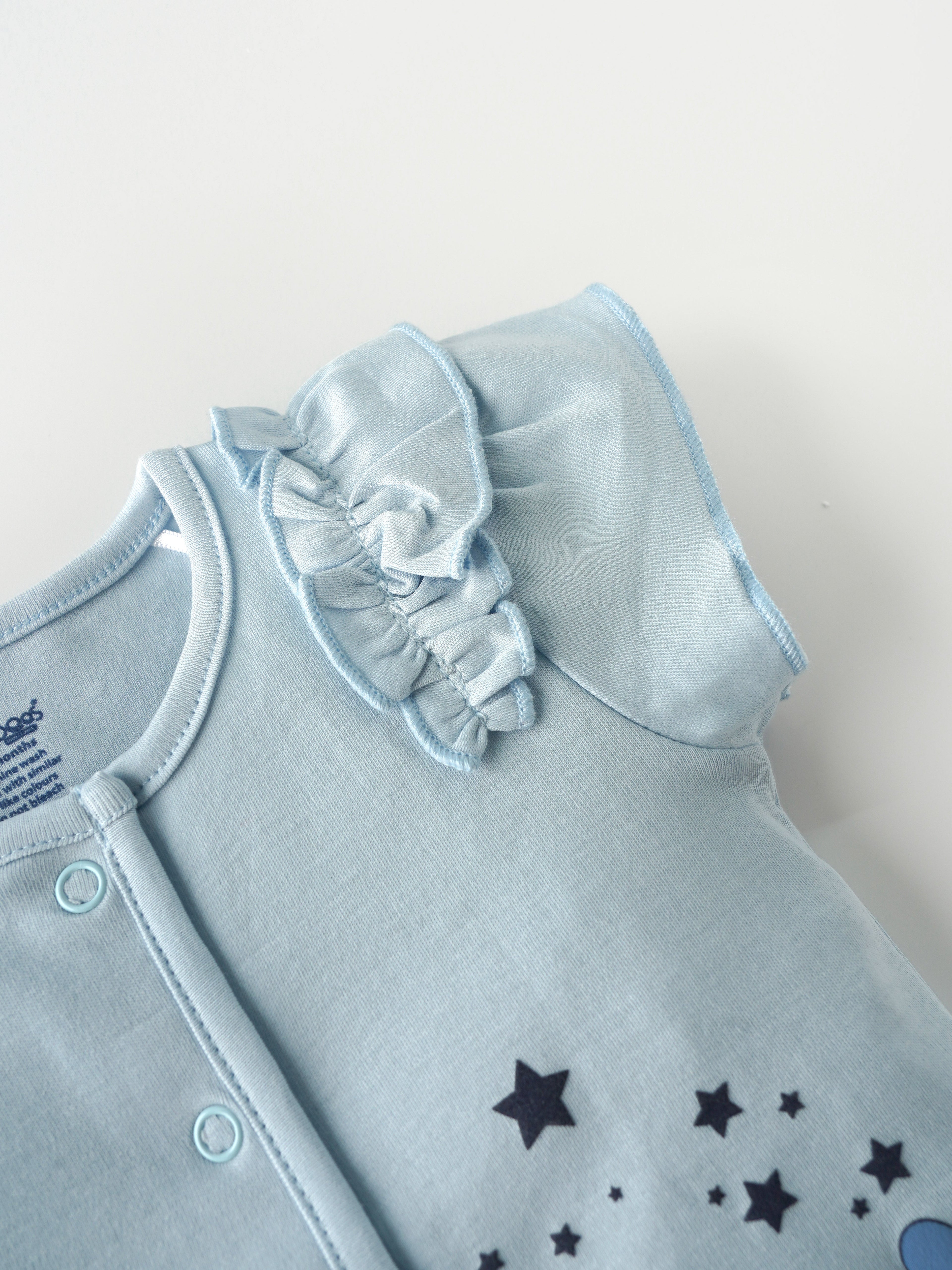 Popees Short Sleeve Printed Front Open Jhabla Top (3–36Months) for Baby Girls