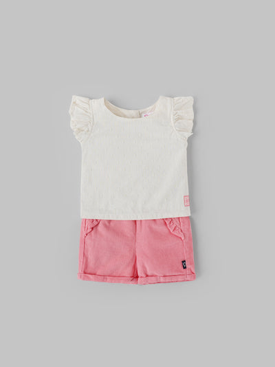 Popees Cotton Coordinated Set for Baby Girls (0–9 Months) – Comfy & Cute Outfit