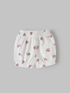 Popees Baby Girls Floral Top & Bloomer Set | Newborn–9 Months