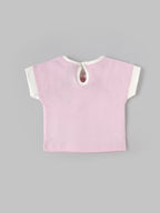 Popees Skin-friendly & Comfy Printed T-shirt(0-9 Months) for Baby Girls