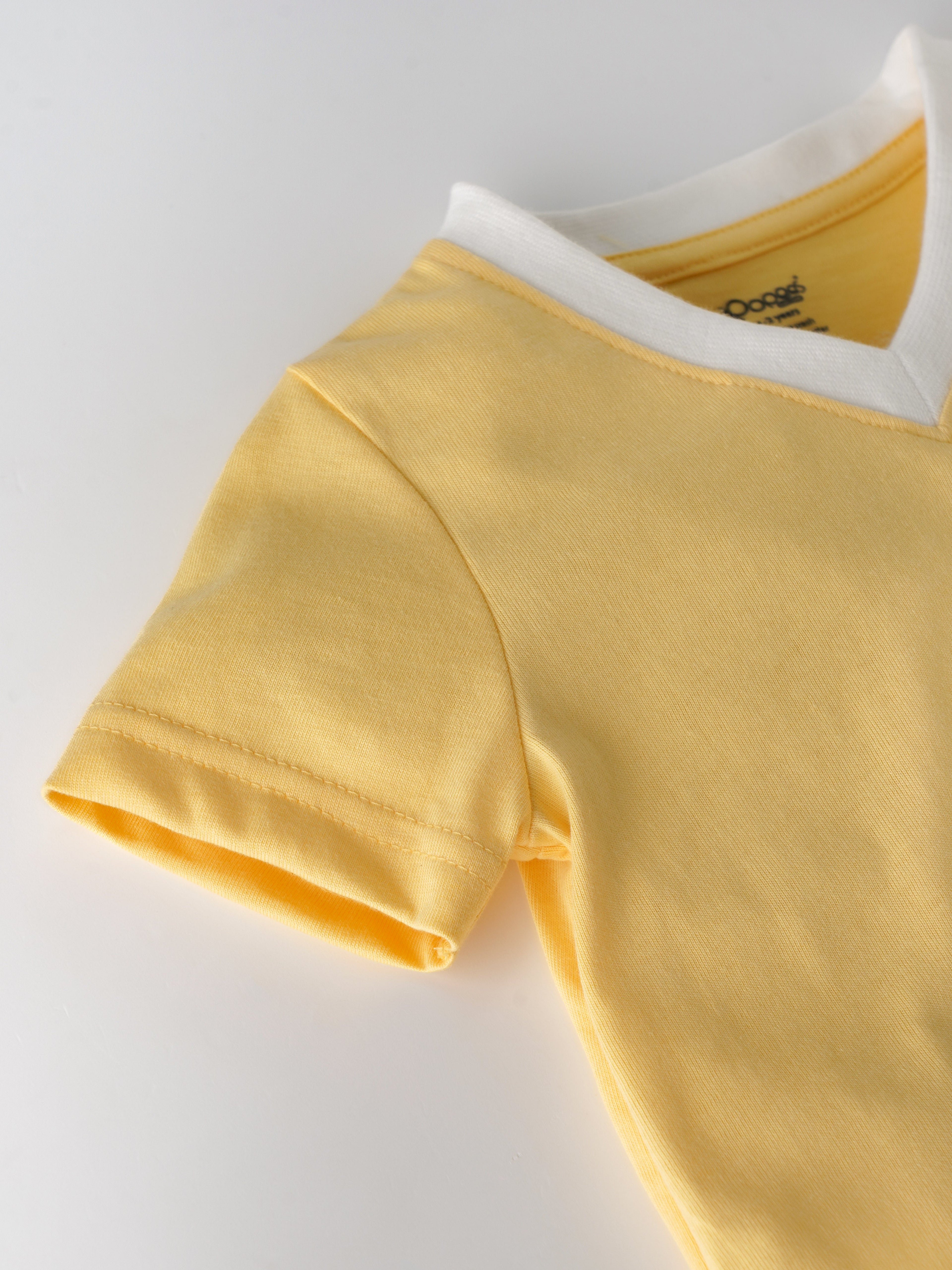 Popees Comfy V-Neck T-Shirt (1–8 Years) for Boys