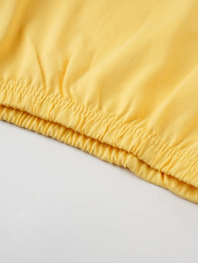 Popees Short Sleeve Back Half Open Top(1–8 Years) for Baby Girls