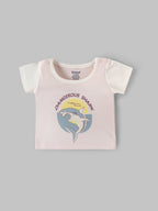 Popees Combo Print Half Sleeve T-Shirt (0-9 Months)for Newborn Babies