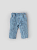 Popees Baby Boys Denim Jeans | Blue | 3-24 Months