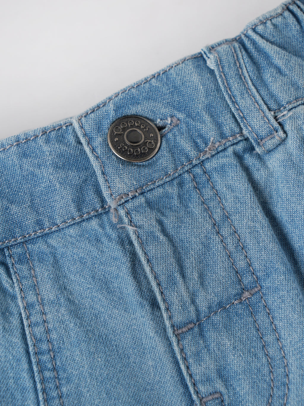 Popees Baby Boys Denim Jeans | Blue | 3-24 Months