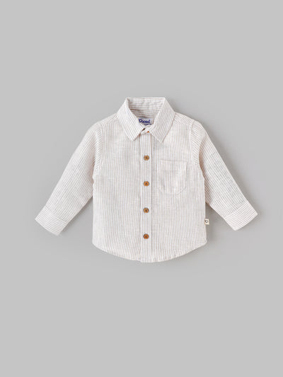 Popees Classic & Trendy Full-Sleeve Shirt (3–36 Months) for Baby Boys