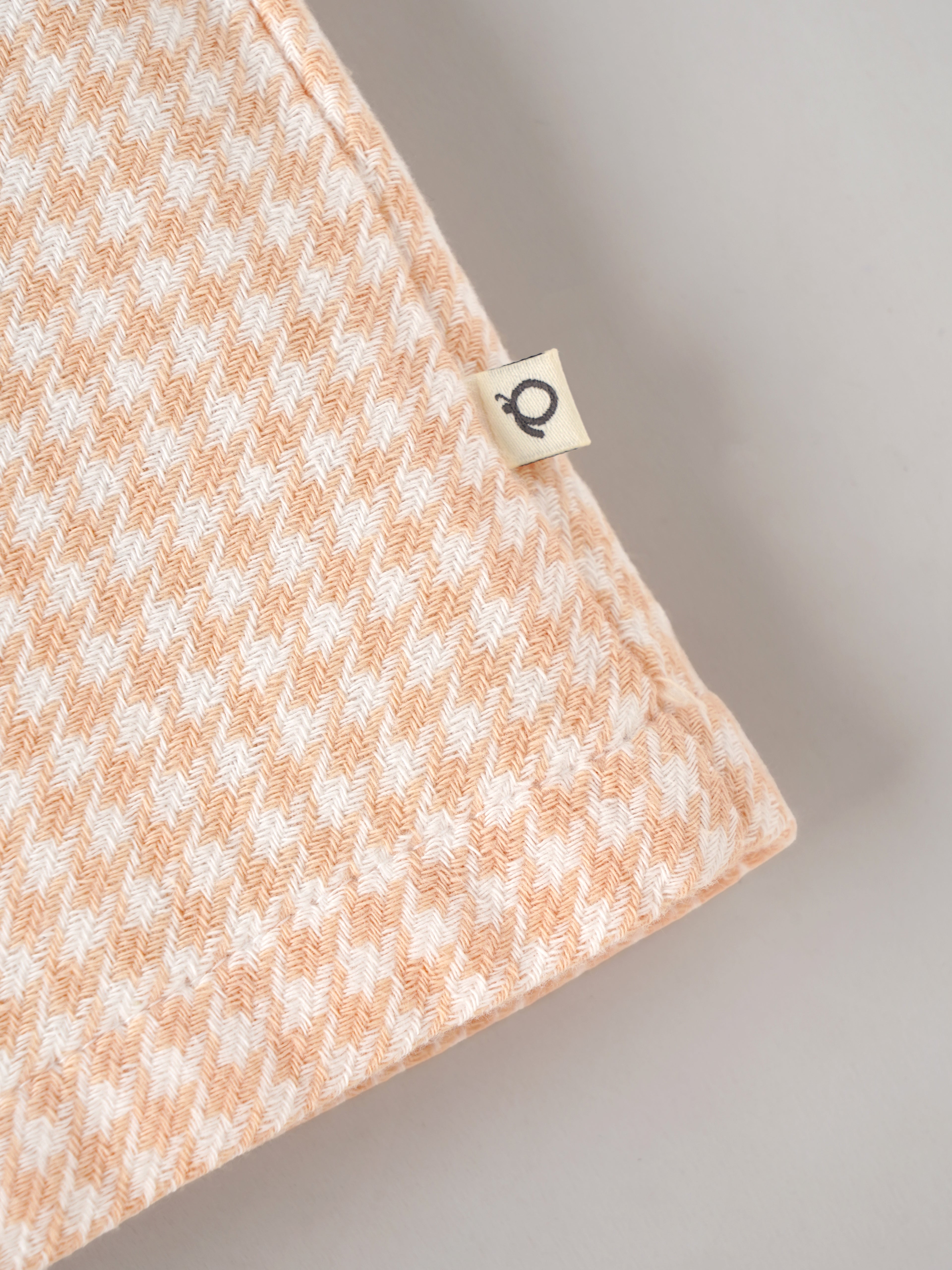 Popees Baby Boys Checked Cotton Shirt | Peach Half Sleeve Collared Casual Shirt | 3-24 Month