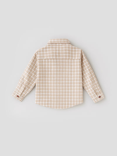 Popees Comfy & Stylish Checked Shirt (3–24 Months) for Boys