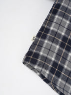 Popees Baby Boys Short Sleeve Cotton Shirt| Grey & Navy| 3-24 Months