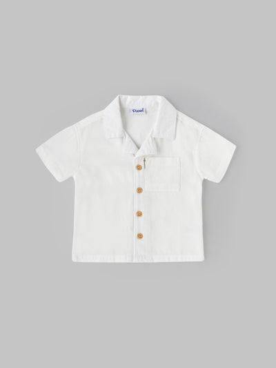 Popees Half-Sleeve Corduroy Shirt (3–36 Months) for Boys