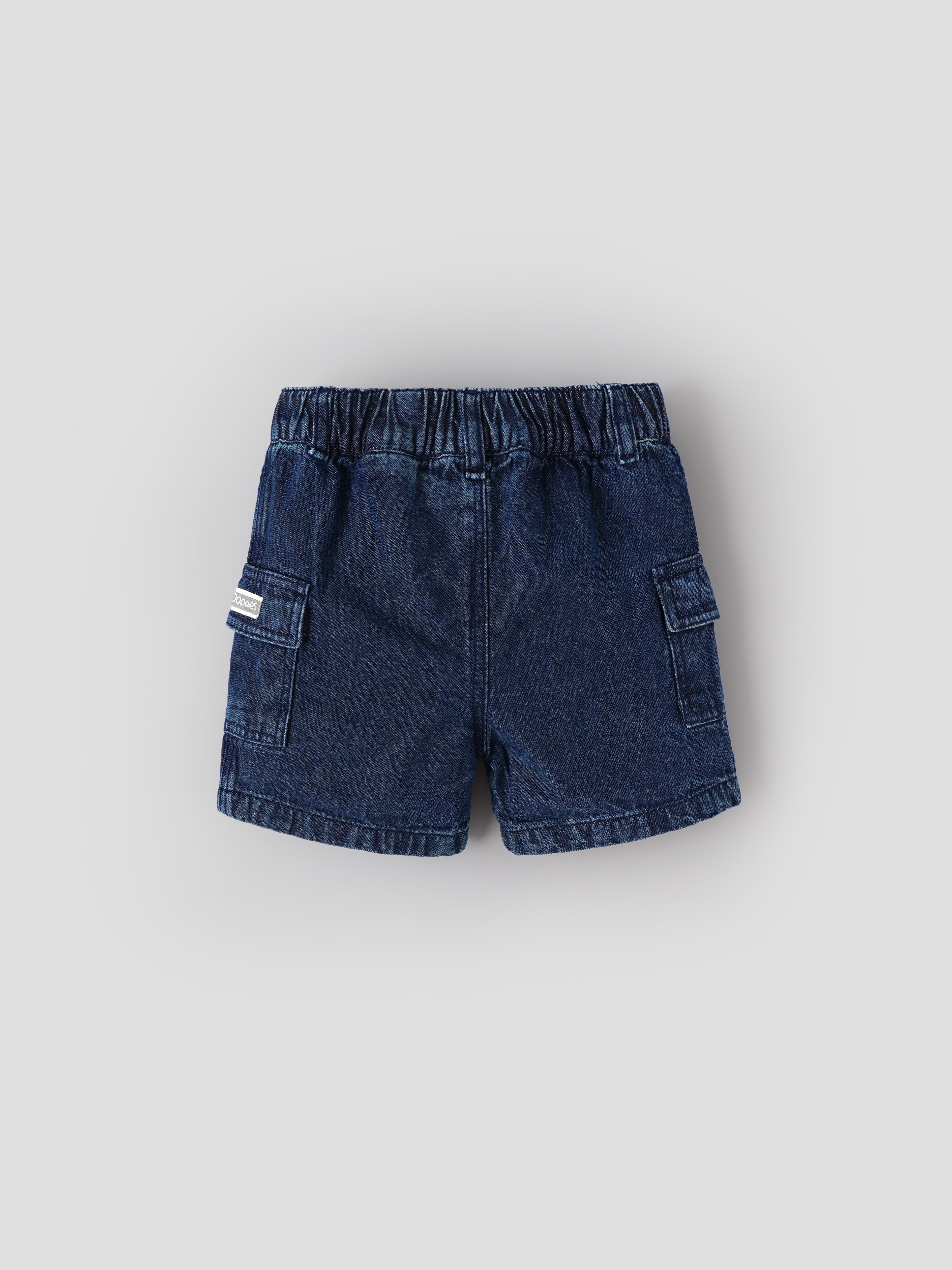 Popees Baby Boys Denim Shorts | Blue | 3 Months To 24 Months