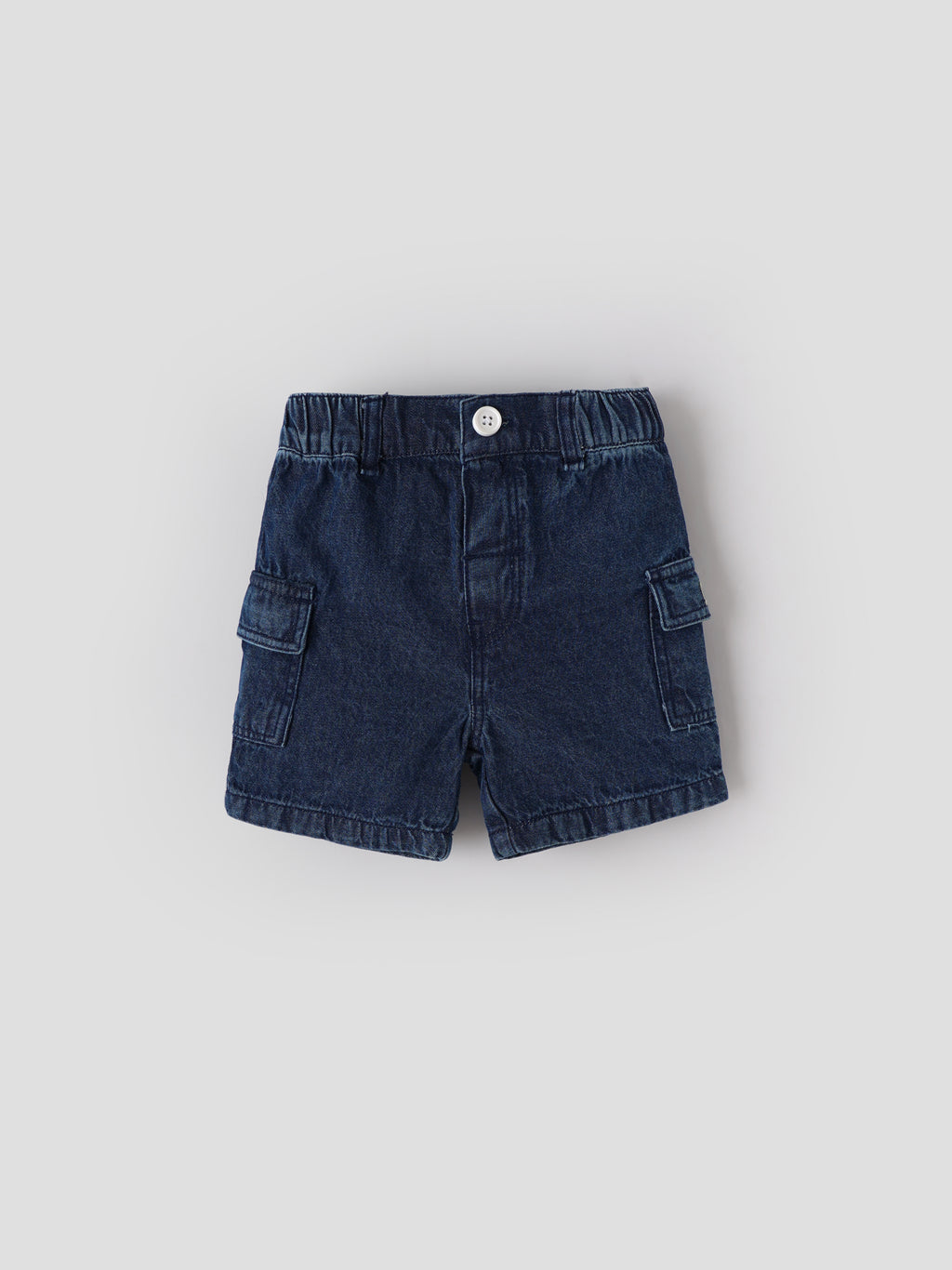 Popees Baby Boys Denim Shorts | Blue | 3 Months To 24 Months