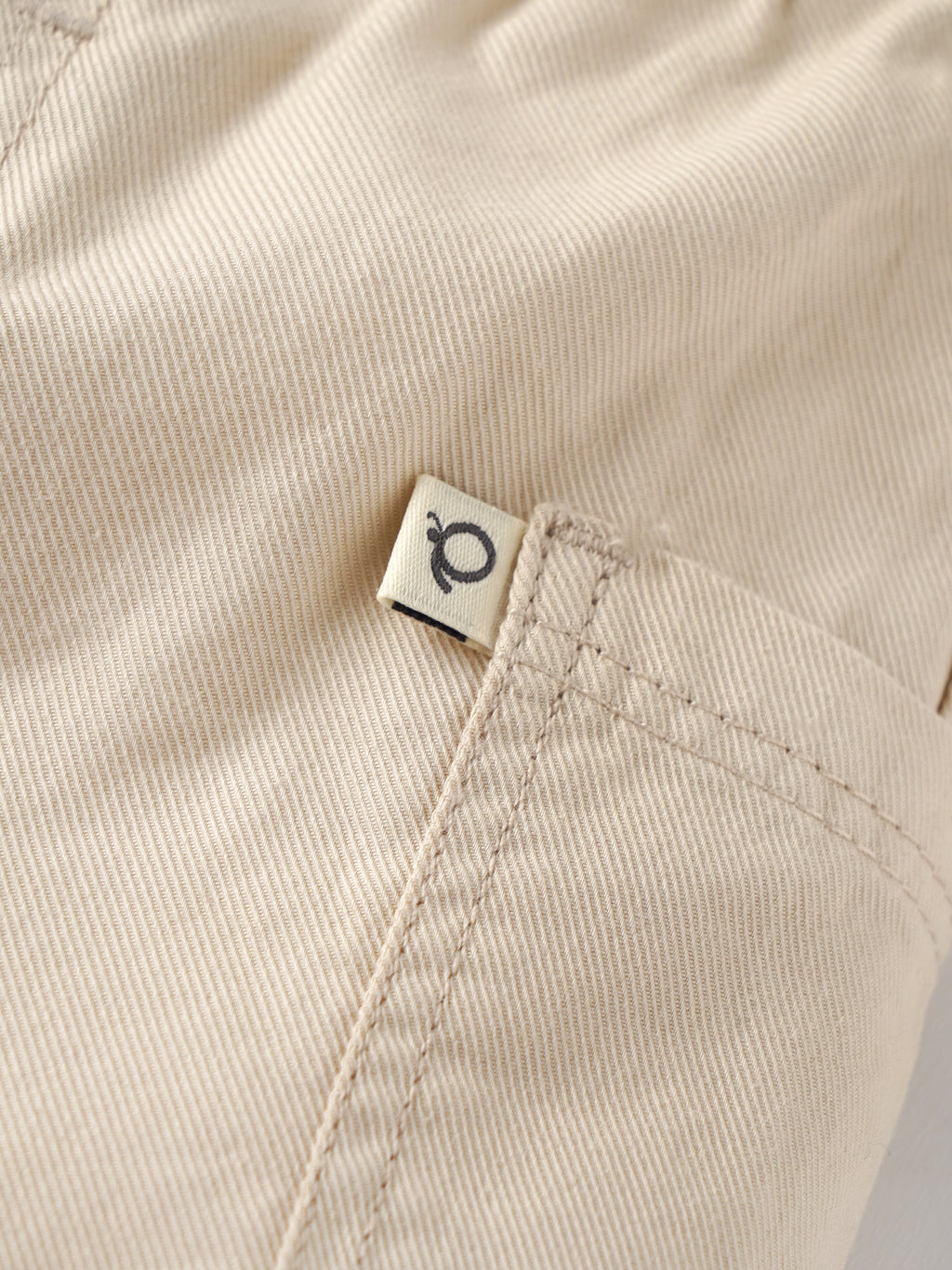 Popees Baby Boy Cotton Shorts | Beige Elastic Waist Casual Shorts with Side Pockets for 3-24 Months