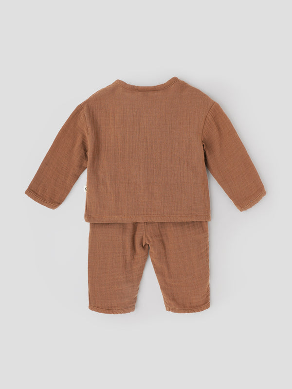 Popees Front Open Co-ord Set (3–36 Months) for Boys