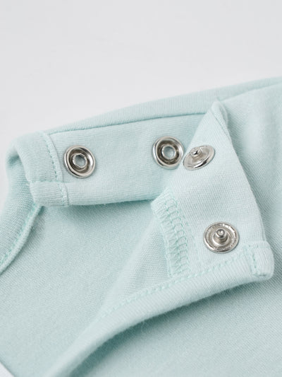 Popees Boys Half-Sleeve Shoulder Open Co-ord Set (3-24 Months) Made of Organic Bamboo Cotton Fabric