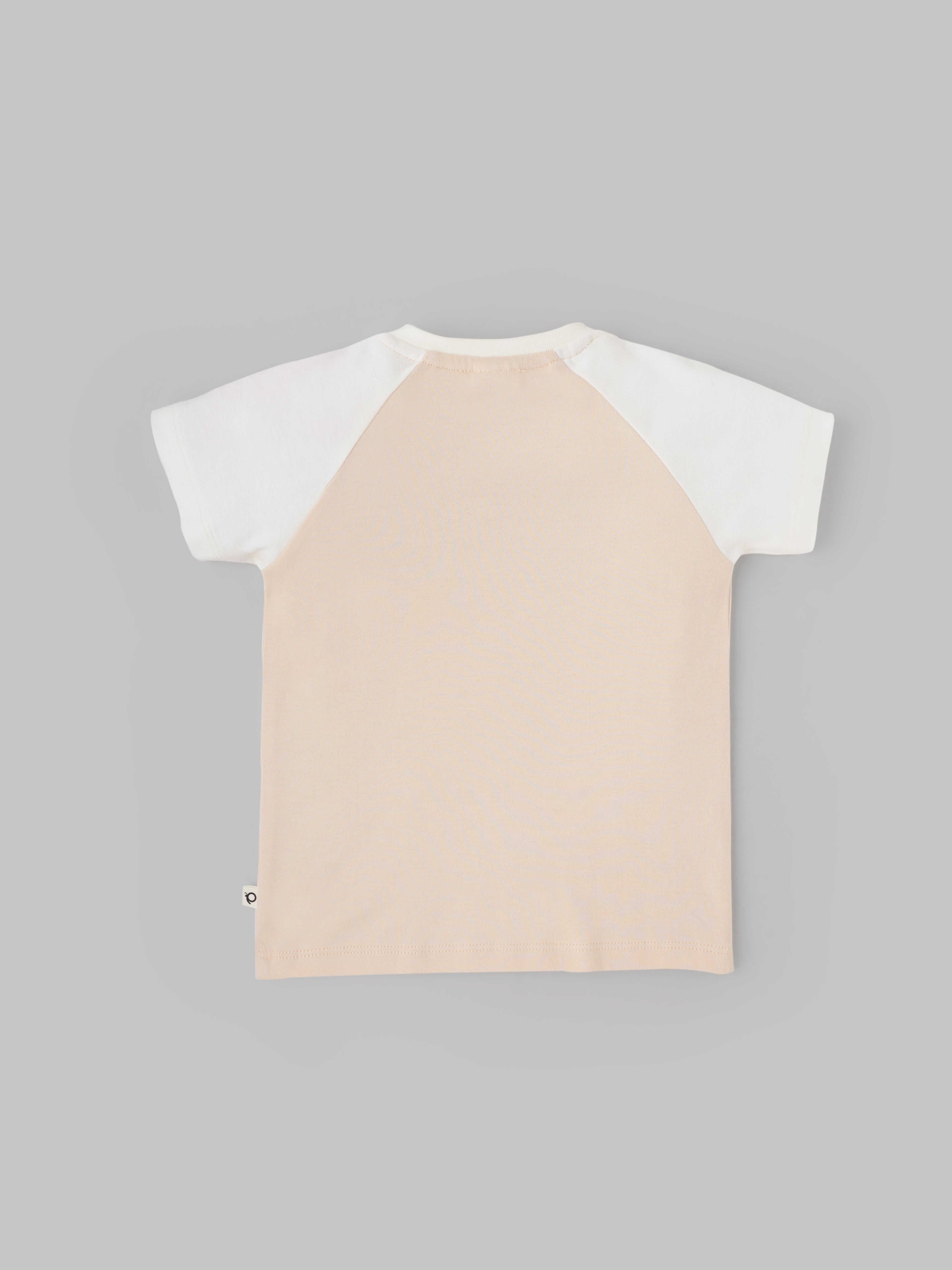 Popees Boys Half-Sleeve Shoulder Open T-Shirt (3-36 Months) Made of Organic Bamboo Cotton Fabric