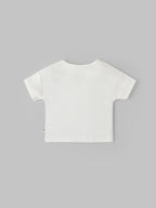 Popees Boys Half-Sleeve Shoulder Open T-Shirt (3-24 Months) Made of Organic Bamboo Cotton Fabric