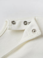 Popees Boys Half-Sleeve Shoulder Open T-Shirt (3-24 Months) Made of Organic Bamboo Cotton Fabric